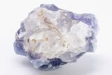 Purple-Blue, Cubic Fluorite Crystal Cluster - Pakistan #197034-1